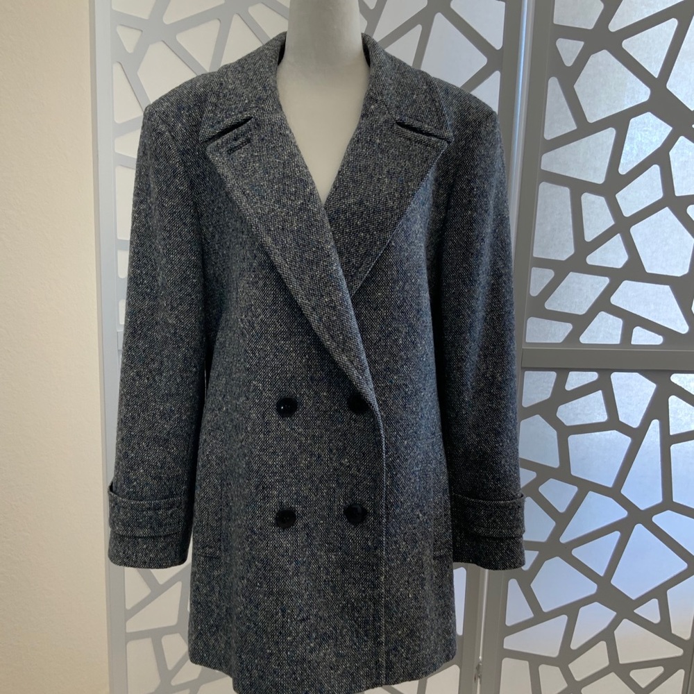 Pendleton Notch Collar Wool 31” Long Coat